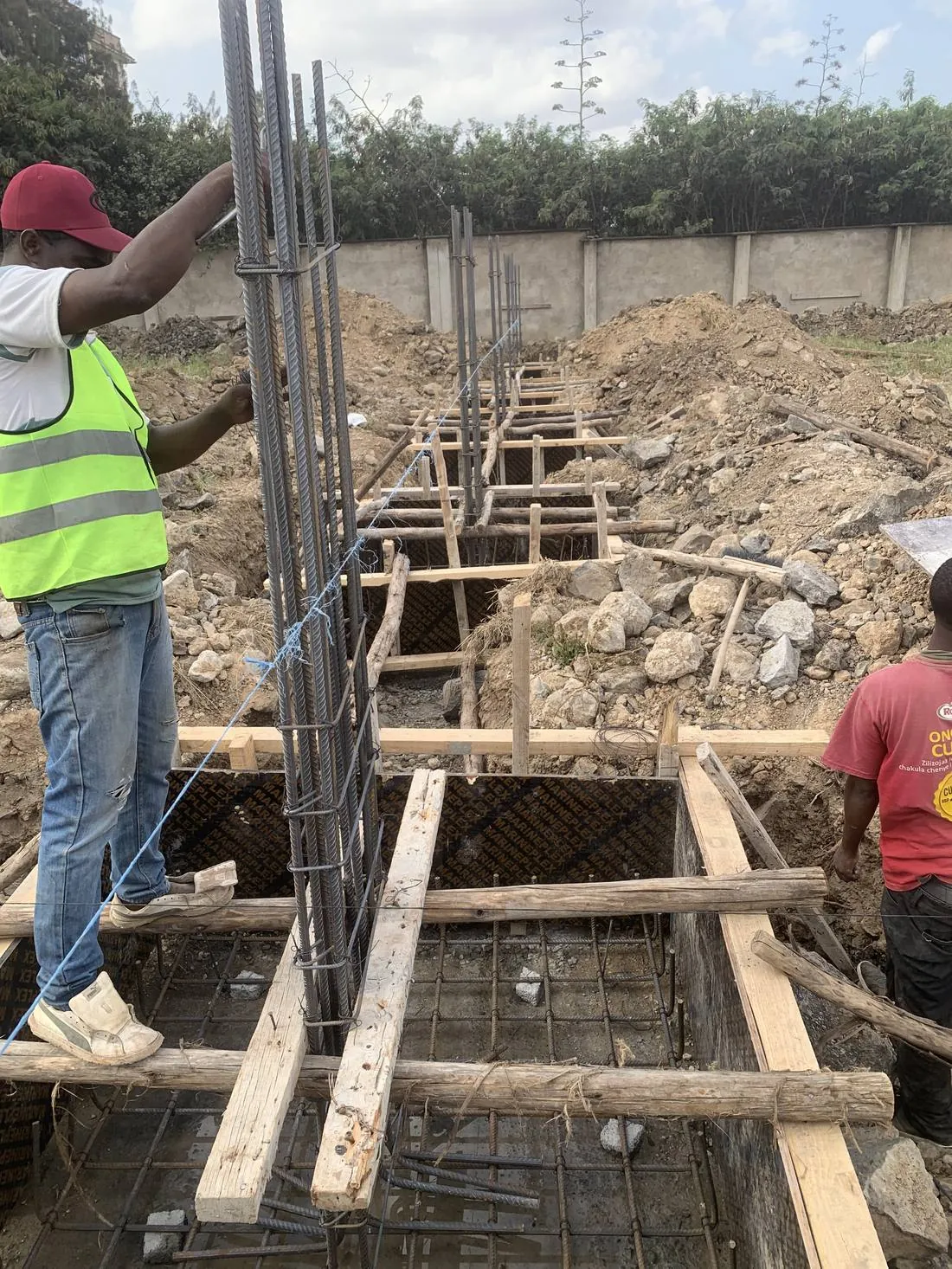 Godowns, Syokimau: Foundation Reinforcement